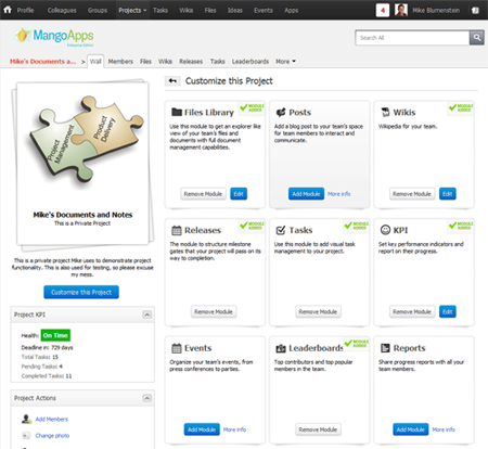 New Project Modules